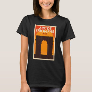 Camiseta Arc De Triomphe Paris Turístico