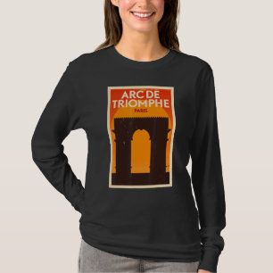 Camiseta Arc De Triomphe Paris Turístico