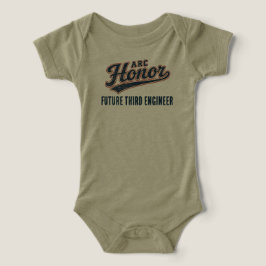 Camiseta ARC Honor Futuro Terceiro Engenheiro Bebê One-Z