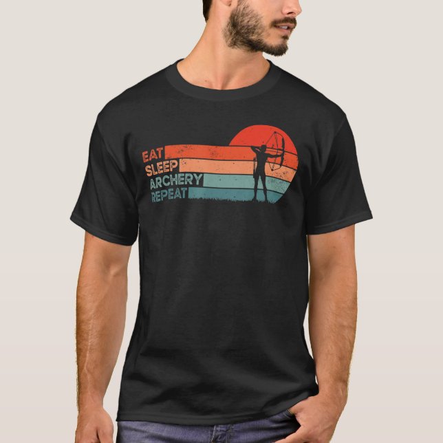 Camiseta Arca de caça de veados de caça de Arco composto (Frente)