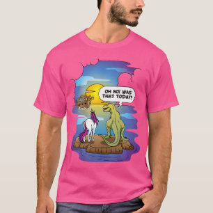 Camiseta Arca De Noé Cristã Bibble Pun Último Unicórnio Din