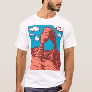 Camiseta Arca Delicada de Arte WPA no Parque Nacional Arche