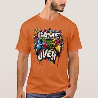 Camiseta Arcade Console Game Over video game Design Gift fa