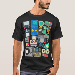 Camiseta Arcade de Vintage com Retro Vintage do Jogo de Ví