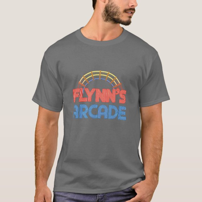 Camiseta Arcade Flynn é Engraçado (Frente)