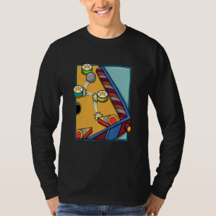 Camiseta Arcade Game Vintage Pinball Machine 1