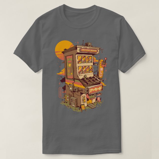 Camiseta Arcade House (Frente do Design)