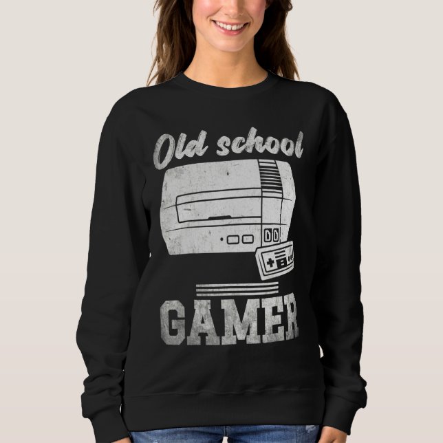 Camiseta Arcade Nerd de Velha Escola Cota de Console Hobby  (Frente)