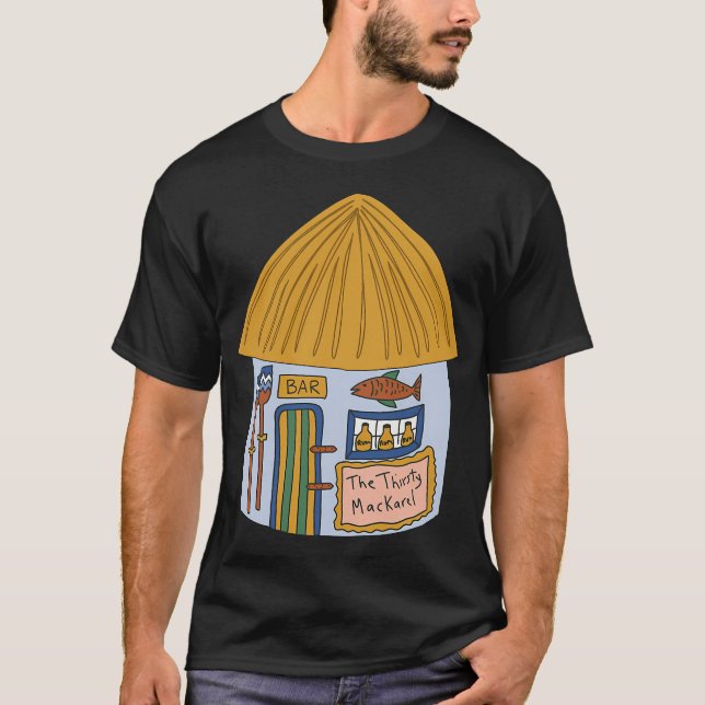 Camiseta Arcade Verde Peixe de Plástico (Frente)