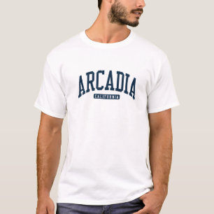 Camiseta Arcadia California CA College Style Surveillance