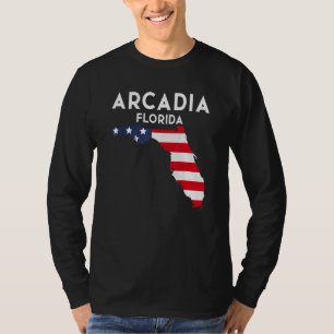 Camiseta Arcádia Flórida EUA Estado América Viagem Floridia