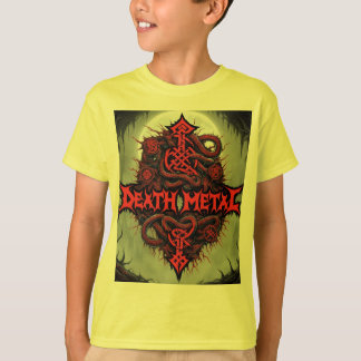 Camiseta Arcana corre Design do Logotipo de Metal Mortal