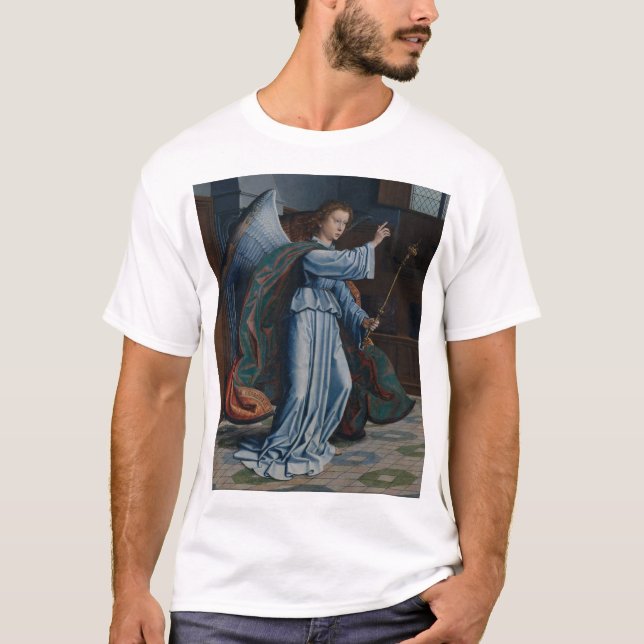 Camiseta Arcanjo Gabriel por Gerard David (Frente)