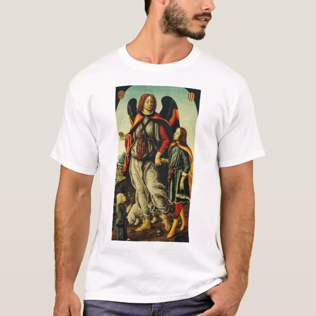 Camiseta Arcanjo Rafael com o jovem Tobias (Frente)