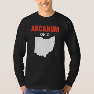 Camiseta Arcanum Ohio EUA State America Viagem Ohioan