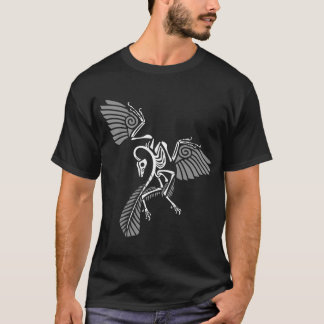 Camiseta Archaeopteryx Skeleton Glyph -