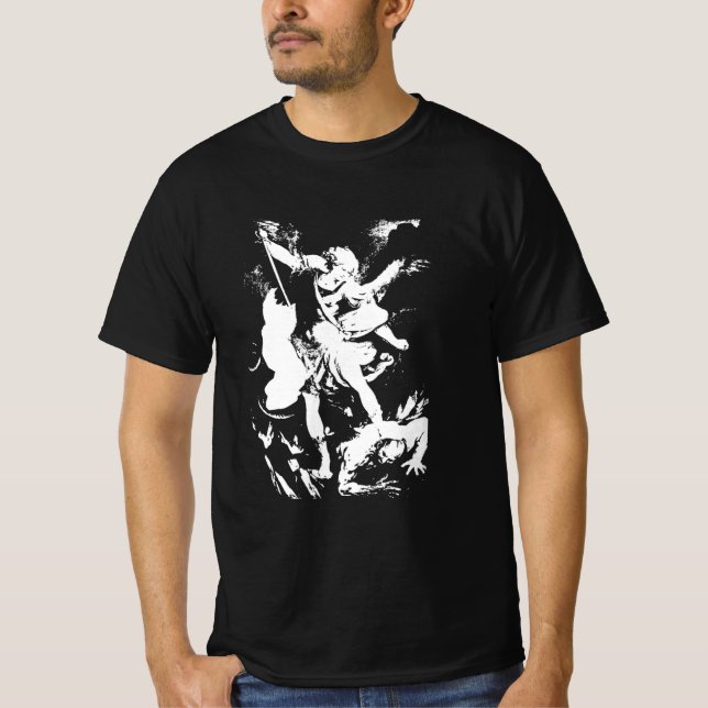 Camiseta Archangel Michael Sweatshirt De Duas Toneladas (Frente)