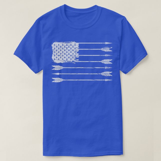 Camiseta Arche de Bandeira Americana Arrow Bowhuning Oferta (Frente do Design)