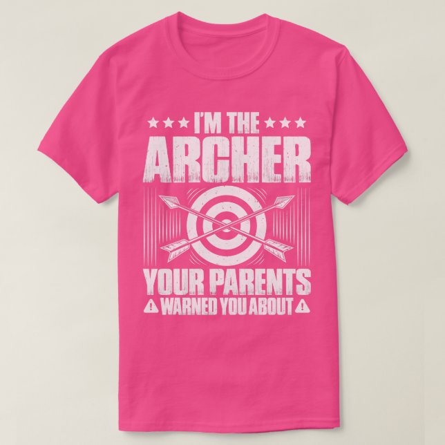 Camiseta Archer Archery Arco caçando Arco de seta Bowman (Frente do Design)