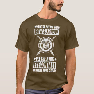 Camiseta Archer Archery Arco caçando Arco de seta Bowman