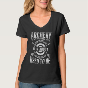 Camiseta Archer Arco Archer Vintage Archery Não Está Preste