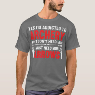 Camiseta Archer Arrow Arco caçador de esportes Arqueria de
