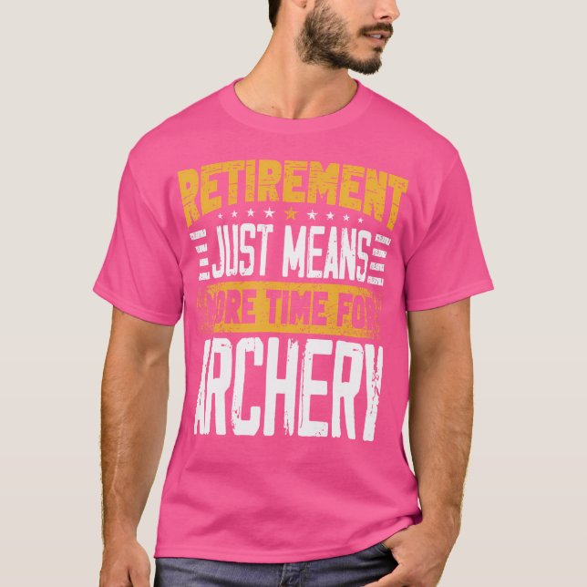 Camiseta Archer Bowman Archery Bowhunter Hunter Ret Aposent (Frente)