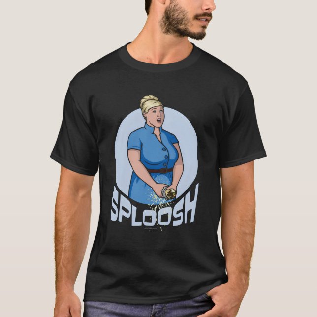 Camiseta Archer Pam Sploosh Longsleeve T Shirt (Frente)