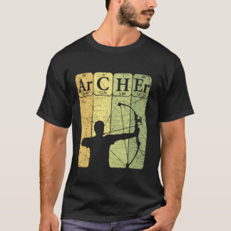 Camiseta Archer Periódico Mesa Elements Arco Hunting Archer