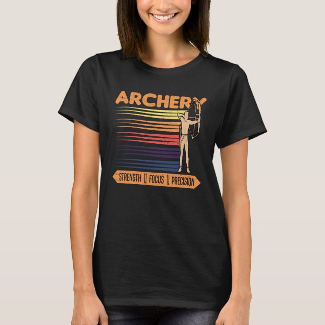 Camiseta Archer strenght focus precision (Frente)