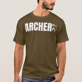 Camiseta Archer Tipografia Fotografando Arco Longo