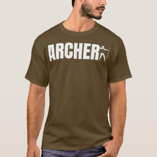 Camiseta Archer Tipografia Fotografando Arco Longo