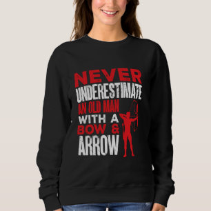 Camiseta Archer Um Velho Com Um Arqueiro De Arco E Seta