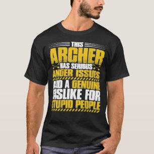 Camiseta Archery Anger Issues Archer