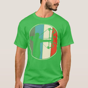 Camiseta Archery Archer Arco Hunting Retro