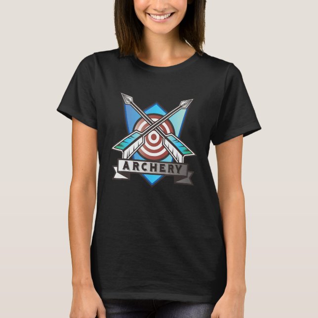 Camiseta Archery Archery Target and Arrows (Frente)