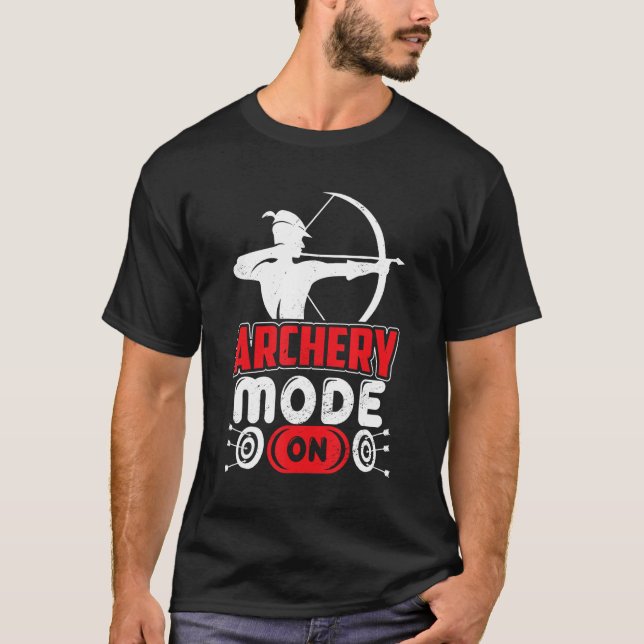 Camiseta Archery Bowman Bowhunter Arco E Arco De Seta (Frente)