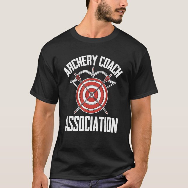 Camiseta Archery Coach Association Archer Bowman Archery C (Frente)