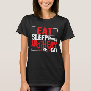 Camiseta Archery Coma Arco do Sono Repete Archer Hunter Hun