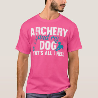 Camiseta Archery E Bowman Archer Com Cachorro