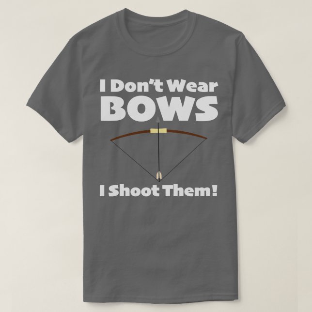 Camiseta Archery Eu Não Visto Arcos Eu Atirei Neles (Frente do Design)