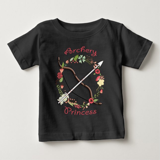Camiseta Archery Flower Princess (Frente)