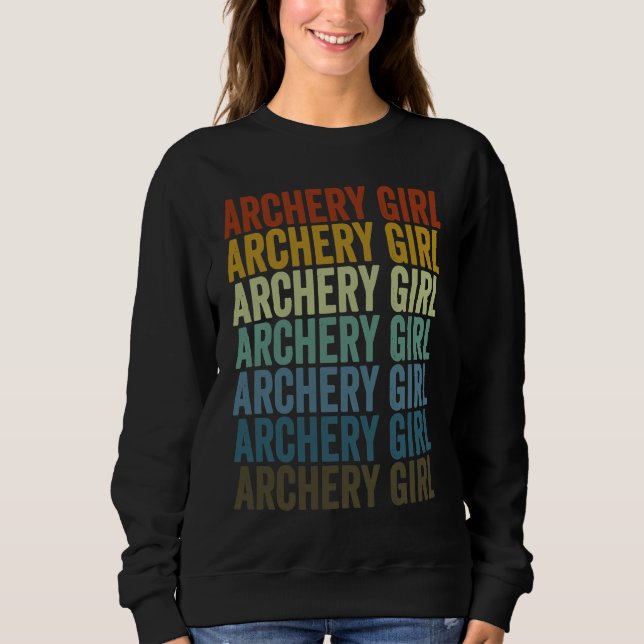 Camiseta Archery Girl Archer Bow And Arrow Archery (Frente)