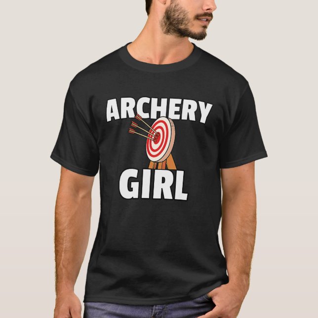 Camiseta Archery Girl Archer  Bow & Arrow Hunting (Frente)