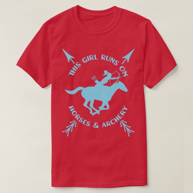 Camiseta Archery Horses Archer (2) (Frente do Design)