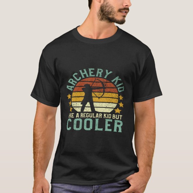 Camiseta Archery Kid Funny Arco E Arrow Young Archer Gift (Frente)