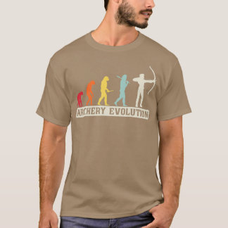 Camiseta Archery Lovers Retro Vintage Archery Evolution