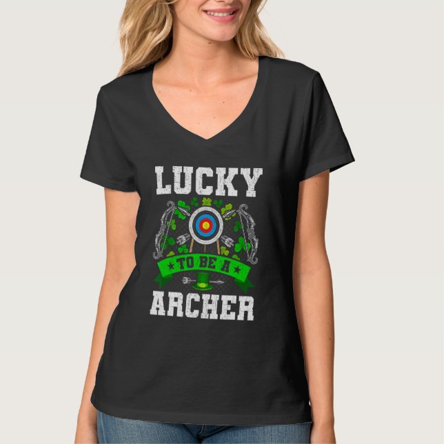 Camiseta Archery Lucky Archers Bowhunter (Frente)