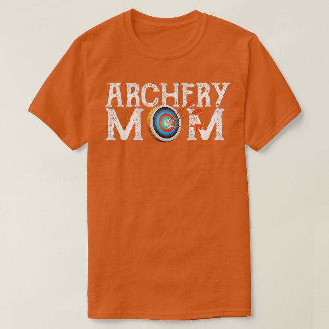Camiseta Archery Mãe Alvo - Seta Orgulhosa de Arco Pai (Frente do Design)