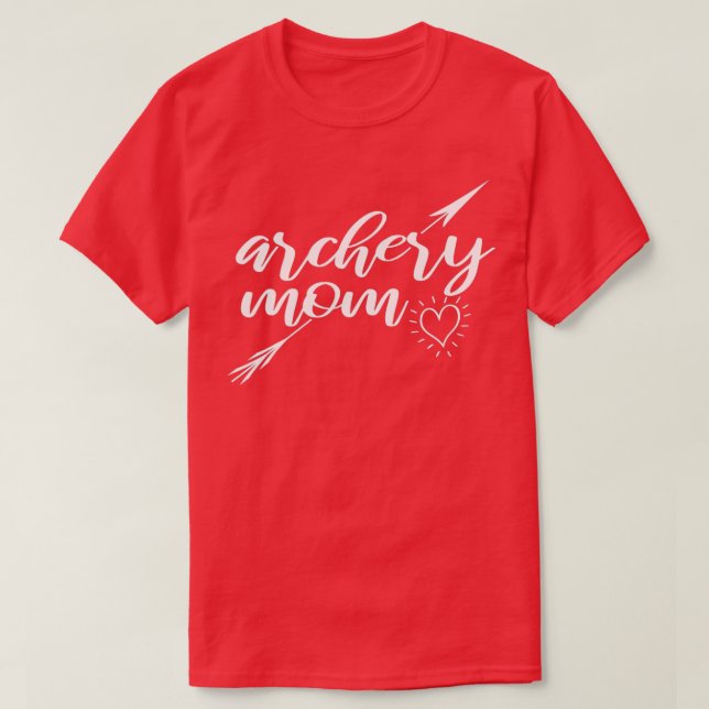 Camiseta Archery Mãe Archer Arrow Mama presentes em Mães Da (Frente do Design)